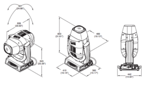 Вращающаяся голова Clay Paky Scenius Unico